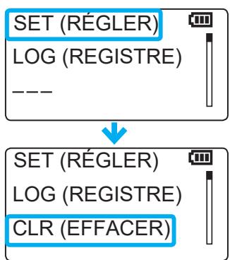 ICOM IP501H - Supprimez les registres d'historique : - 2