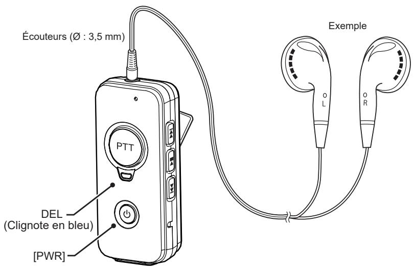 ICOM IP501H - Déconnecter le vs-3 quand l'indicateur bluetooth clignote en bleu - 1