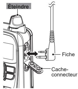 ICOM IP501H - Lors du branchement de l'équipement en option - 1