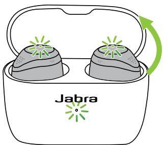 JABRA 85T - Recharger les écouteurs-boutons-boutons - 1