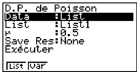 CASIO GRAPH35+EII PYTHON - - Probabilité de Poisson - 1