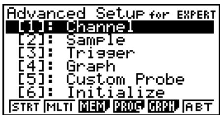 CASIO GRAPH35+EII PYTHON - - To configure a Data Logger setup using Advanced Setup - 1
