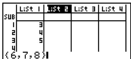 CASIO GRAPH35+EII PYTHON - - Pour saïris une série de valeurs simultanément - 3
