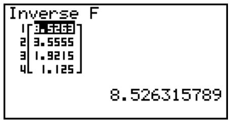 CASIO GRAPH35+EII PYTHON - - Loi F cumulative inverse - 2