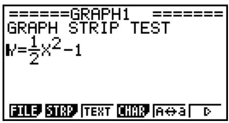 CASIO GRAPH35+EII PYTHON - Pour insérer un bandeau - 1