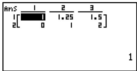 CASIO GRAPH35+EII PYTHON - - Forme échelonnée par rapport aux lignes - 1