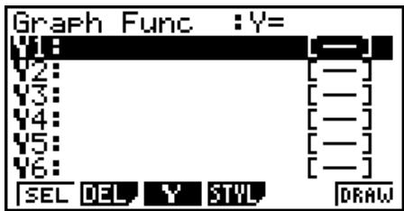 CASIO GRAPH35+EII PYTHON - - To overlay a Y = f(x) graph on an existing graph - 1