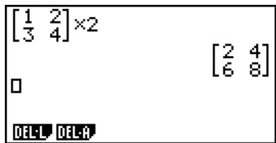 CASIO GRAPH35+EII PYTHON - ■ Affichage des résultats de calculs en mode d'écriture mathématique - 2
