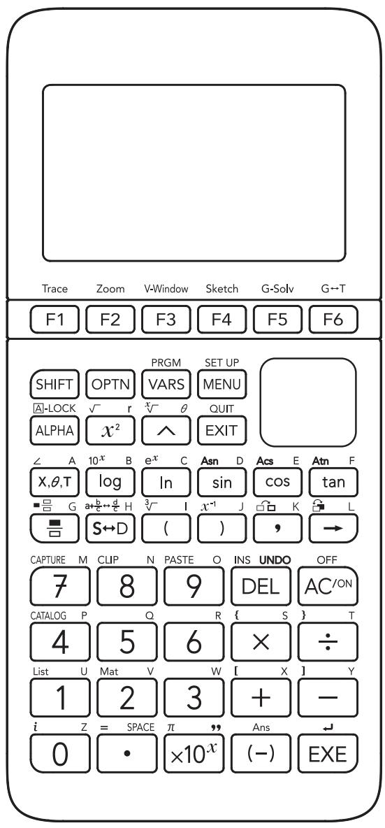 CASIO GRAPH35+EII PYTHON - Touches - 1