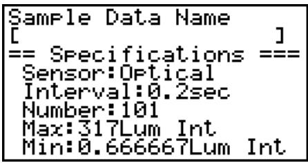 CASIO GRAPH35+EII PYTHON - - To save current sample data to a file - 3