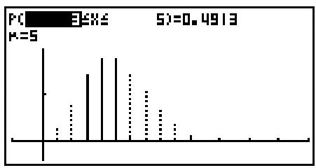 CASIO GRAPH35+EII PYTHON - Distribution Poisson - 2