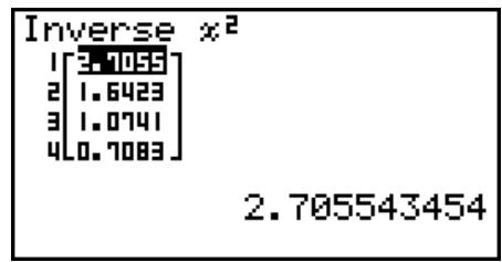 CASIO GRAPH35+EII PYTHON - - Loi ^2 cumulative inverse - 2