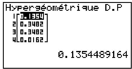 CASIO GRAPH35+EII PYTHON - - Probabilité hypergéométrie - 1
