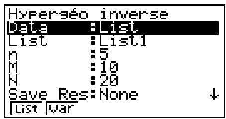 CASIO GRAPH35+EII PYTHON - - Loi hypergéométrique cumulative inverse - 1
