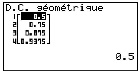 CASIO GRAPH35+EII PYTHON - - Loi géométrique cumulative - 2
