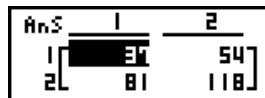 CASIO GRAPH35+EII PYTHON - - Élévation d'une matrice à une puissance - 1