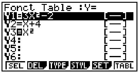 CASIO GRAPH35+EII PYTHON - - Génération d'une table - 1