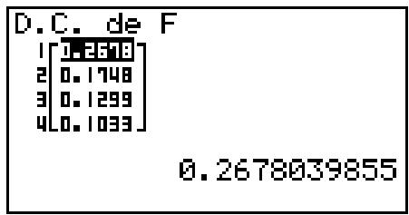 CASIO GRAPH35+EII PYTHON - - Loi F cumulative - 2