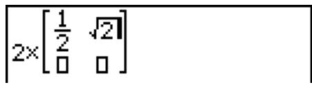 CASIO GRAPH35+EII PYTHON - - Exemples de saisie dans le mode d'écriture mathématique - 17