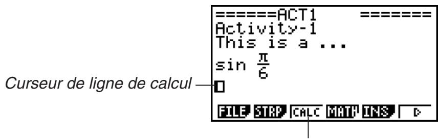CASIO GRAPH35+EII PYTHON - - Saisie d'une formule de calcul dans une eActivity - 1