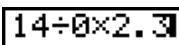 CASIO GRAPH35+EII PYTHON - Pour faire des corrections dans le calcul d'origine - 2
