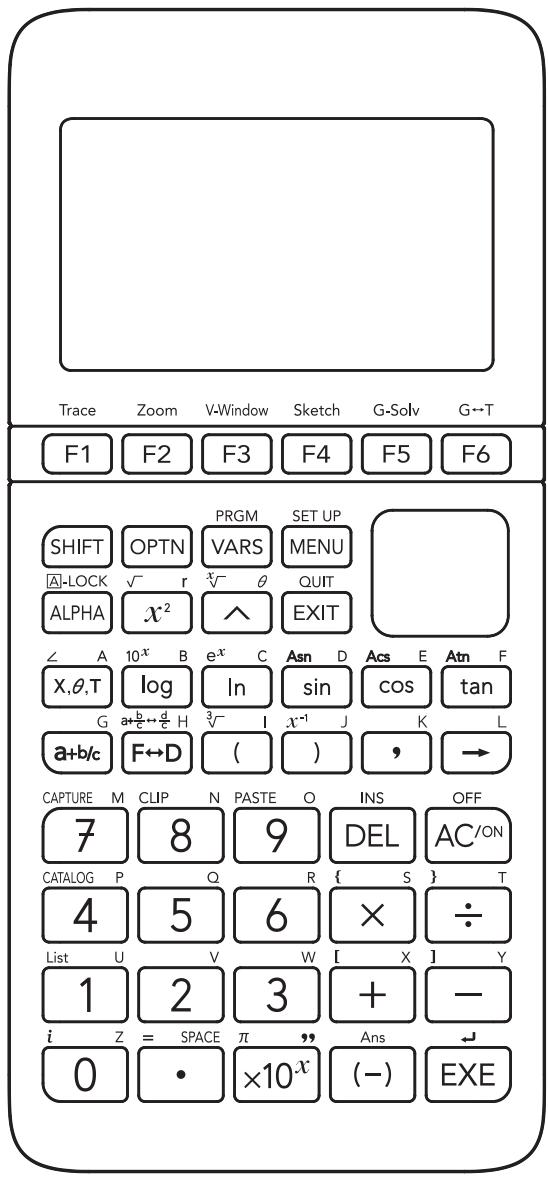 CASIO GRAPH35+EII PYTHON - Touches - 2