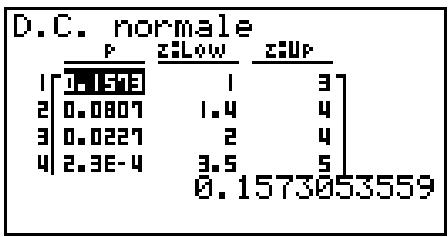 CASIO GRAPH35+EII PYTHON - - Loi normale cumulative - 2