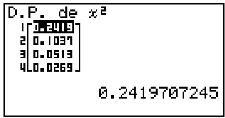 CASIO GRAPH35+EII PYTHON - - Densité de probabilité ^2 - 2