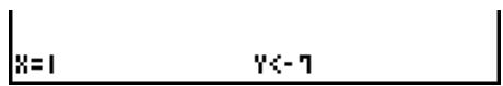 CASIO GRAPH35+EII PYTHON - Lecture des coordonnées de points sur une ligne de graphe - 4
