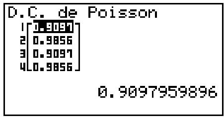 CASIO GRAPH35+EII PYTHON - - Loi de Poisson cumulative - 2