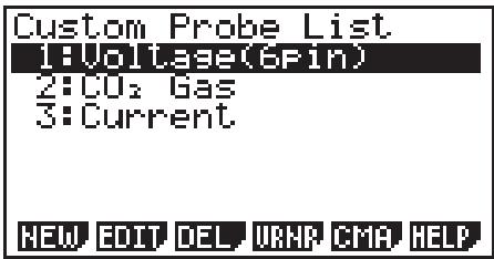 CASIO GRAPH35+EII PYTHON - - To configure a custom probe setup - 1