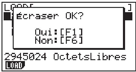 CASIO GRAPH35+EII PYTHON - - Pour rétablit les données de sauvégarde dans la mémoire principale - 2