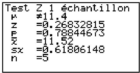 CASIO GRAPH35+EII PYTHON - - Test Z à 1 échantillon - 3