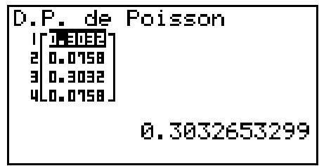 CASIO GRAPH35+EII PYTHON - - Probabilité de Poisson - 2