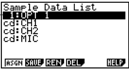 CASIO GRAPH35+EII PYTHON - - To save current sample data to a file - 4