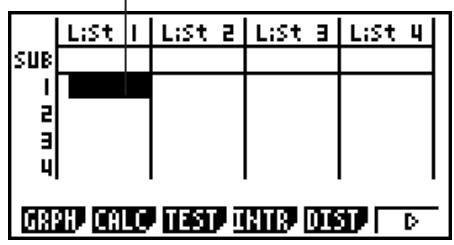 CASIO GRAPH35+EII PYTHON - Avant d'effectuer des calculs statistiques - 1