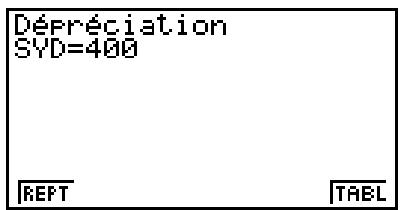 CASIO GRAPH35+EII PYTHON - - Méthode de la dépréciation constant (SL) - 1