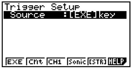 CASIO GRAPH35+EII PYTHON - Trigger Setup - 1
