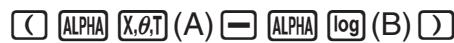 CASIO GRAPH35+EII PYTHON - Exemple Sauvegarder la fonction (A+B) (A-B) dans la mémoire de fonctions 1 - 3