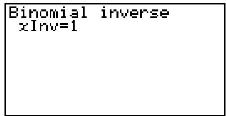 CASIO GRAPH35+EII PYTHON - - Loi binomialie cumulative inverse - 3