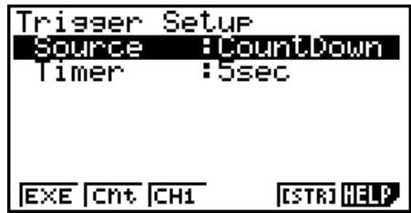 CASIO GRAPH35+EII PYTHON - Trigger Setup - 2