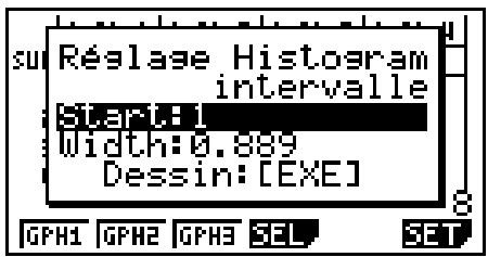 CASIO GRAPH35+EII PYTHON - ■ Histogramme - 1