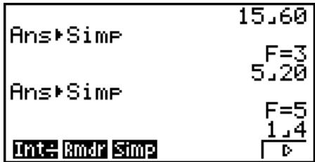 CASIO GRAPH35+EII PYTHON - ■ Simplification - 2