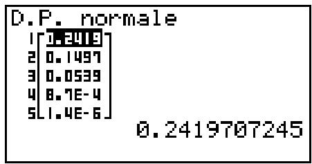 CASIO GRAPH35+EII PYTHON - - Densité de probabilité normale - 2