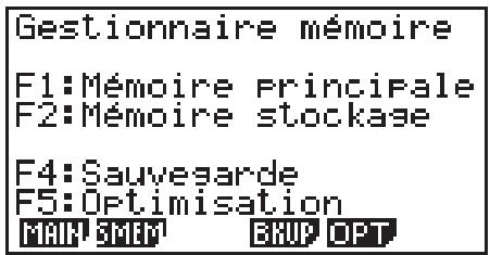 CASIO GRAPH35+EII PYTHON - Utilisation du gestionnaire de mémoire - 2