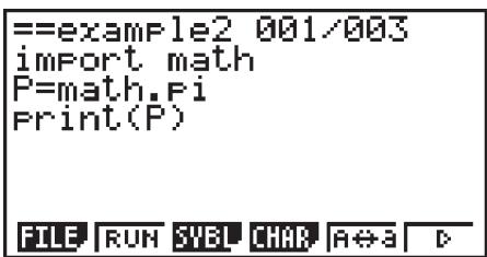 CASIO GRAPH35+EII PYTHON - Objectif - 1