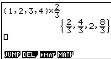 CASIO GRAPH35+EII PYTHON - ■ Affichage des résultats de calculs en mode d'écriture mathématique - 3