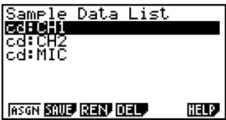 CASIO GRAPH35+EII PYTHON - - To save current sample data to a file - 2