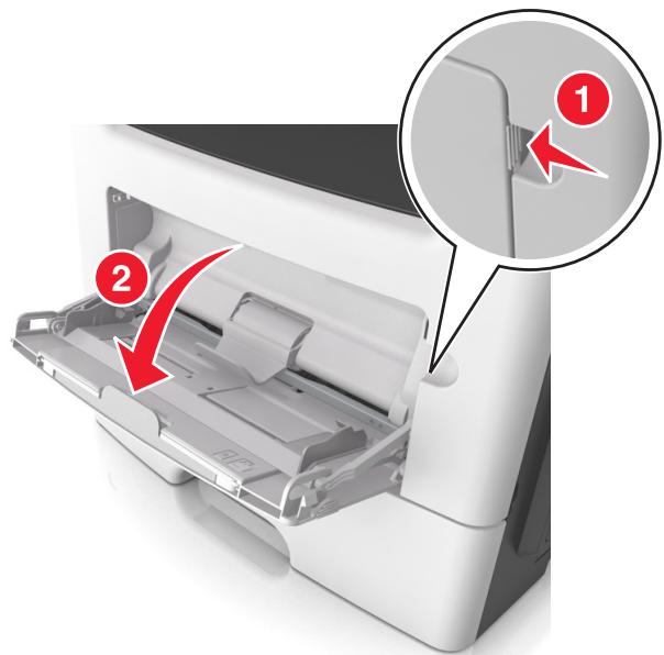 LEXMARK MX617DE - Alimentation du chargeur multifonction - 1