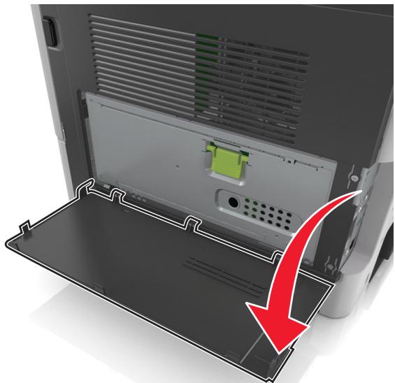 LEXMARK MX617DE - Installation d'un port internal solutions port - 2